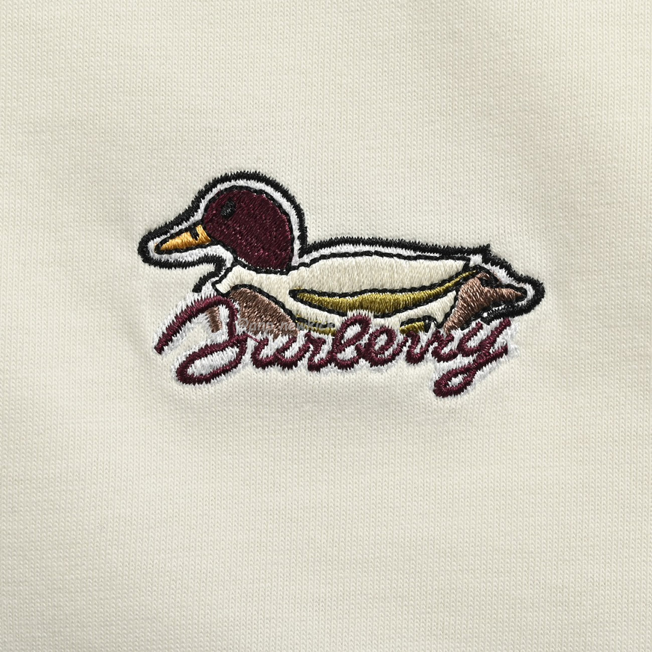 Burberry Embroidered Logo Little Duck Cotton T Shirt (5) - newkick.cc